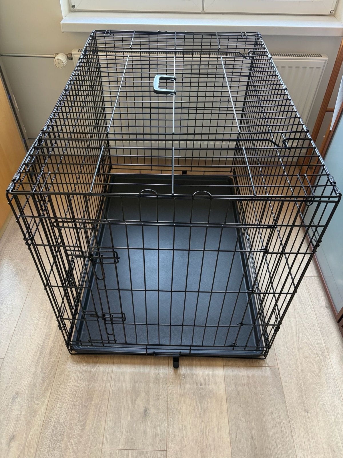 Hondenbench draadkooi met schuifdeur 106 x 70 x 76cm ZGAN!, Dieren en Toebehoren, Ophalen, Zo goed als nieuw