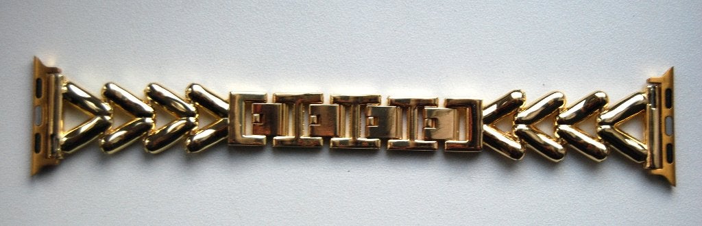 Horlogeband Apple Watch (Goudkleurig), Ophalen of Verzenden, Nieuw, IOS