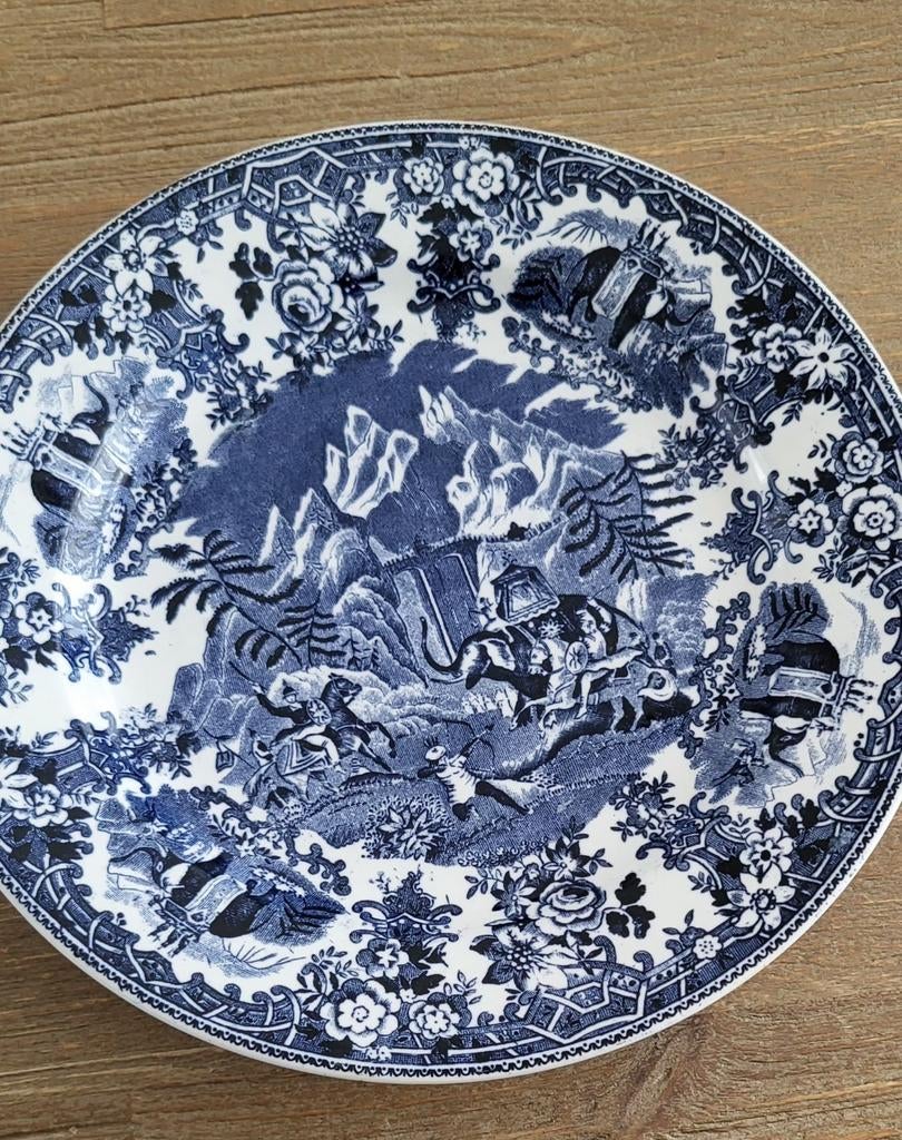 Bord (2x) "delfts blauw", Ophalen