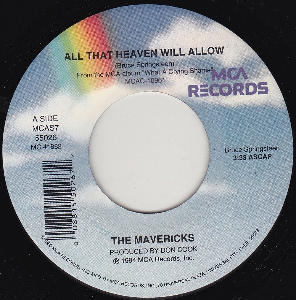 The Mavericks - All That Heaven Will Allow 7", Ophalen of Verzenden, Nieuw in verpakking, 7 inch, Country en Western