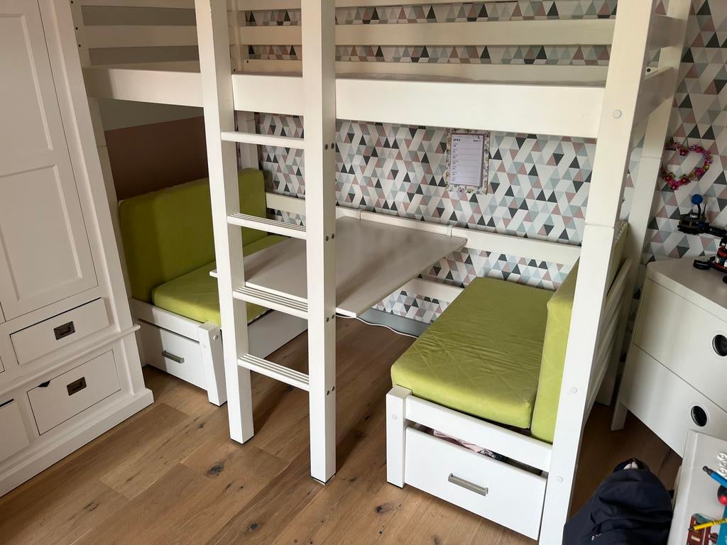 Onderkant hoogslaper voor hut of speelhuisje, Ophalen, Zo goed als nieuw, Hout