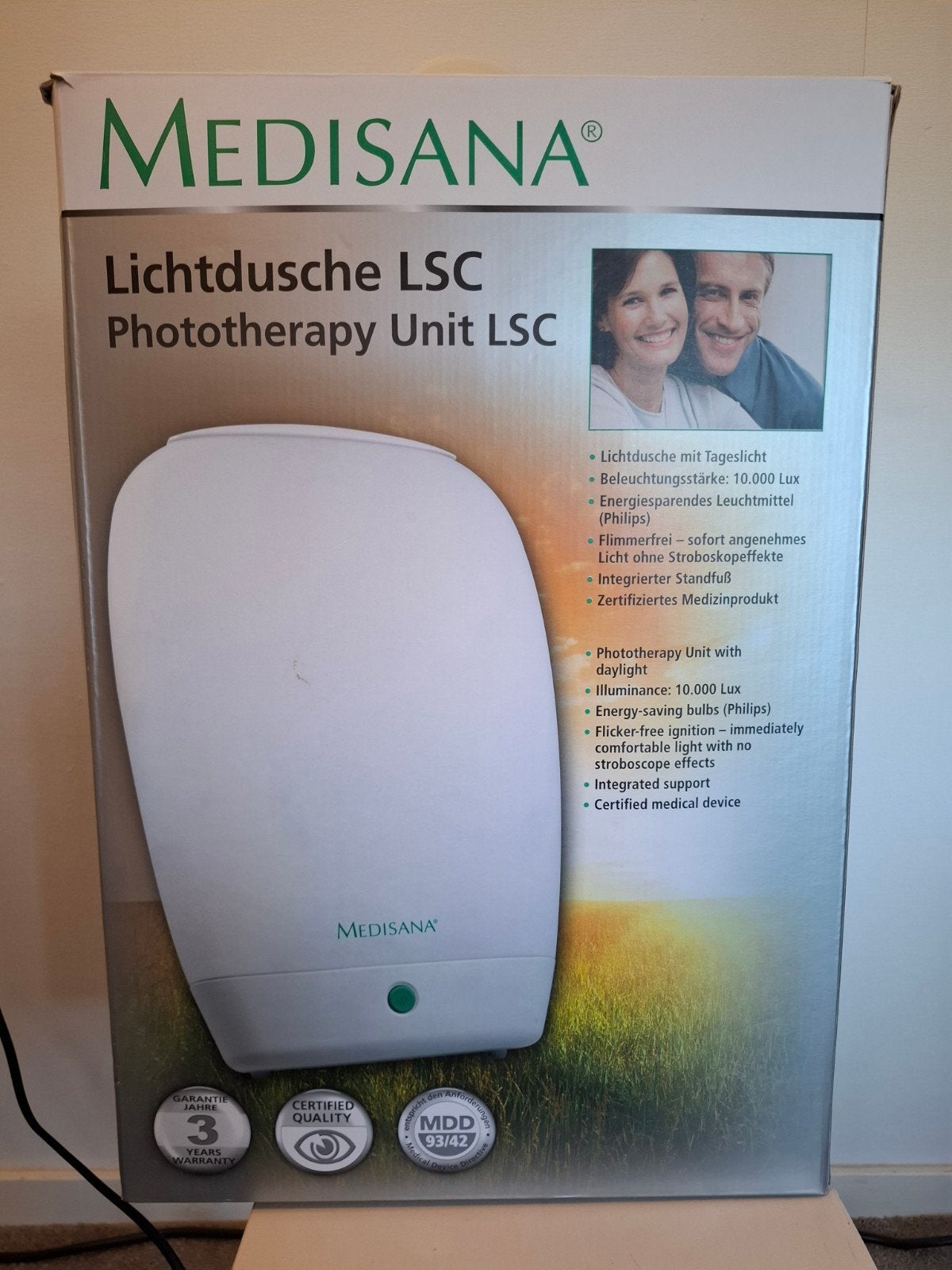 Medisana Lichtdouche LSC voor Lichttherapie - Nieuw in doos, Witgoed en Apparatuur, Persoonlijke-verzorgingsapparatuur, Ophalen of Verzenden