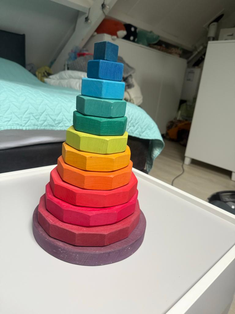 Grimms Toren Regenboog Houten Stapeltoren, Ophalen, Gebruikt, Overige typen