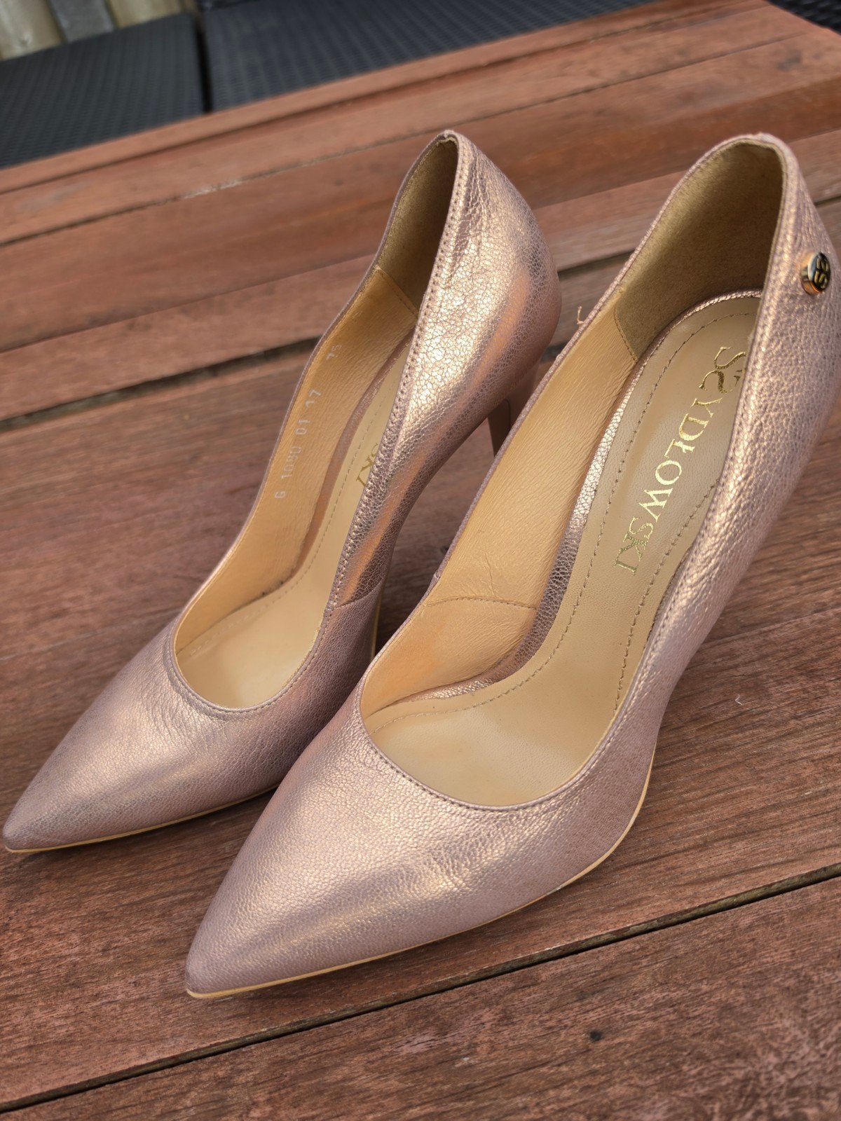 Szydlowski Pumps - Roze/Goud - Maat 40, Pumps, Szydlowski, Ophalen of Verzenden, Zo goed als nieuw