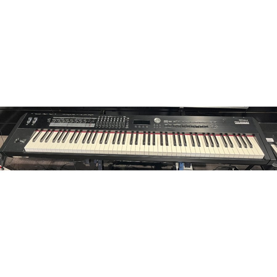 Roland RD-2000EX Stage Piano, https://www.roland.com/nl/support/, Gebruikt, Zwart, Ophalen of Verzenden