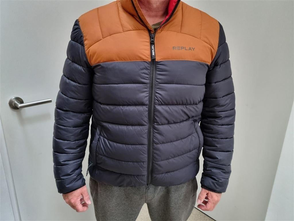 Replay puffer jacket maat XL, Kleding | Heren, Jassen | Winter, Zwart, Ophalen of Verzenden, Replay, Maat 56/58 (XL)