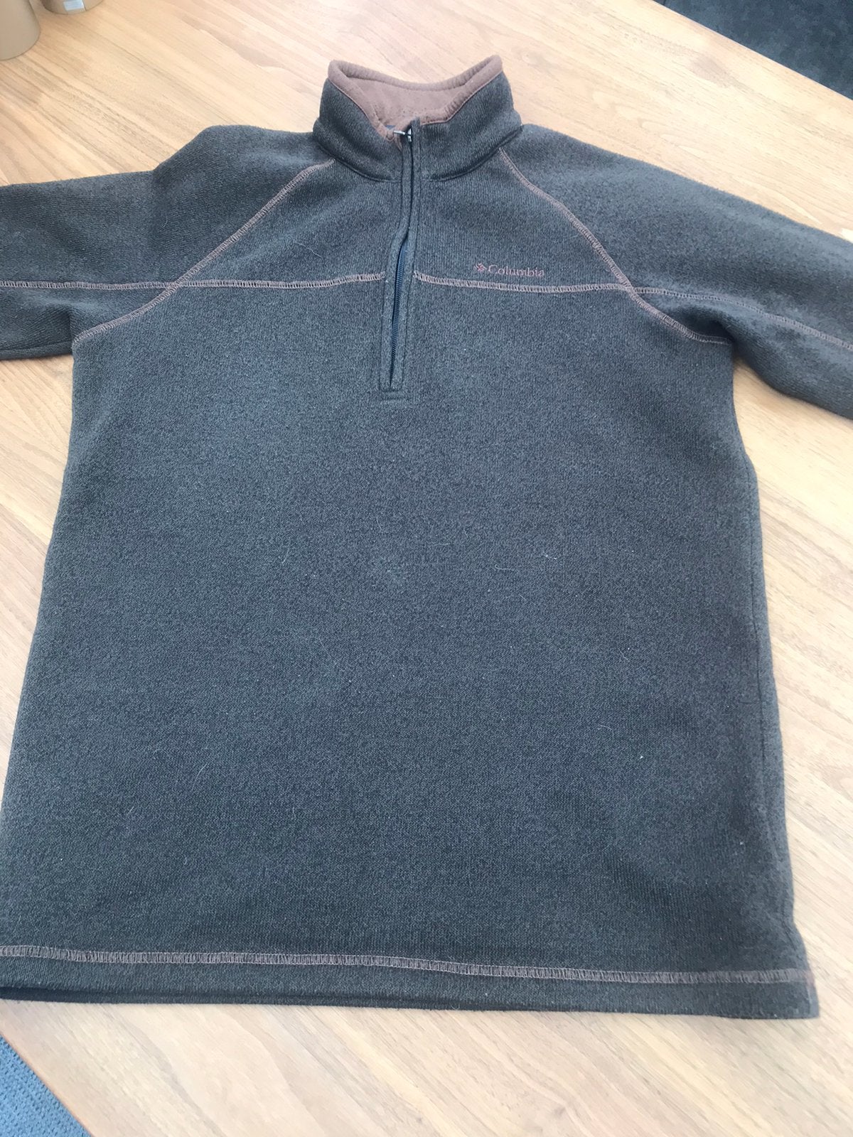 Columbia trui met rits maat Large, Kleding | Heren, Truien en Vesten, Ophalen, Zo goed als nieuw, Maat 52/54 (L)