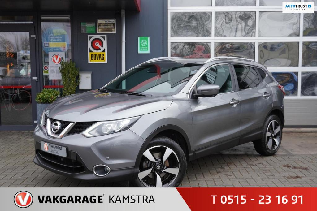 Nissan Qashqai 1.2 Tekna NAP Panodak/360Cam/Clima/Stoelverw., Auto's, Voorwielaandrijving, Gebruikt, Euro 6, 4 cilinders