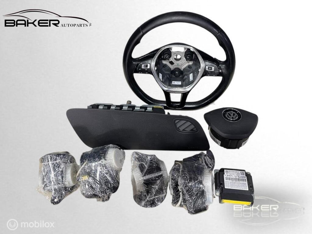 Airbagset Volkswagen Polo 6C ('14-'17), Gebruikt, Volkswagen, Ophalen of Verzenden, Volkswagen
