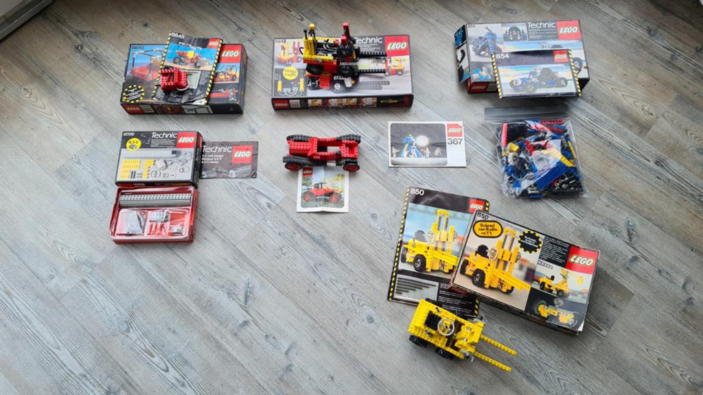 LEGO voor de verzamelaar! Lego 367, 390, 850, 854, 8700, Ophalen, Gebruikt