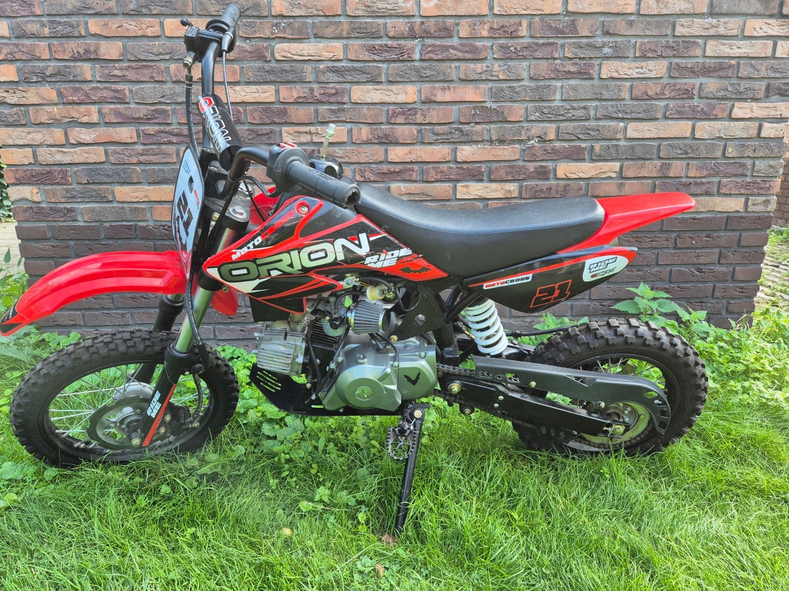 Orion Pitbike 125cc e-start automaat, Fietsen en Brommers, Gebruikt, Pitbike, Schijfrem, Orion