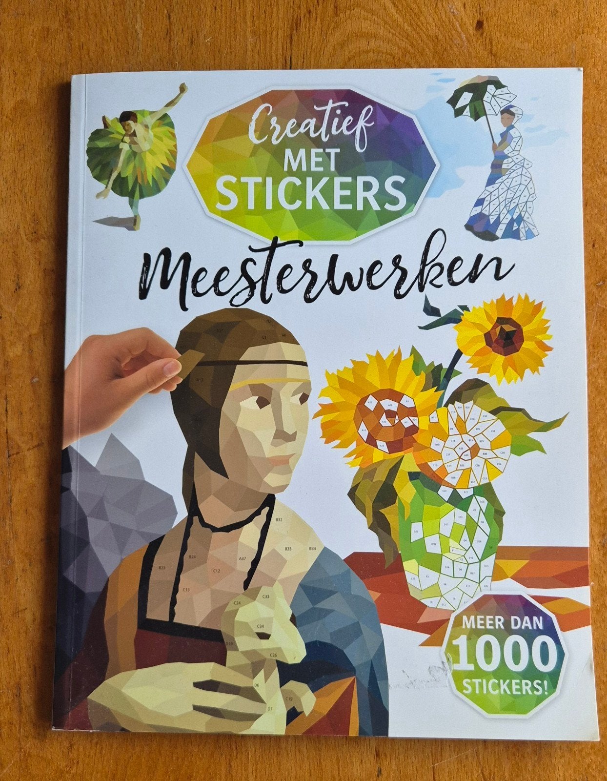 Creatief  Stickers: Meesterwerken - Meer dan 1000 stickers, Overige thema's, Educatief, Nieuw, Meerkleurig