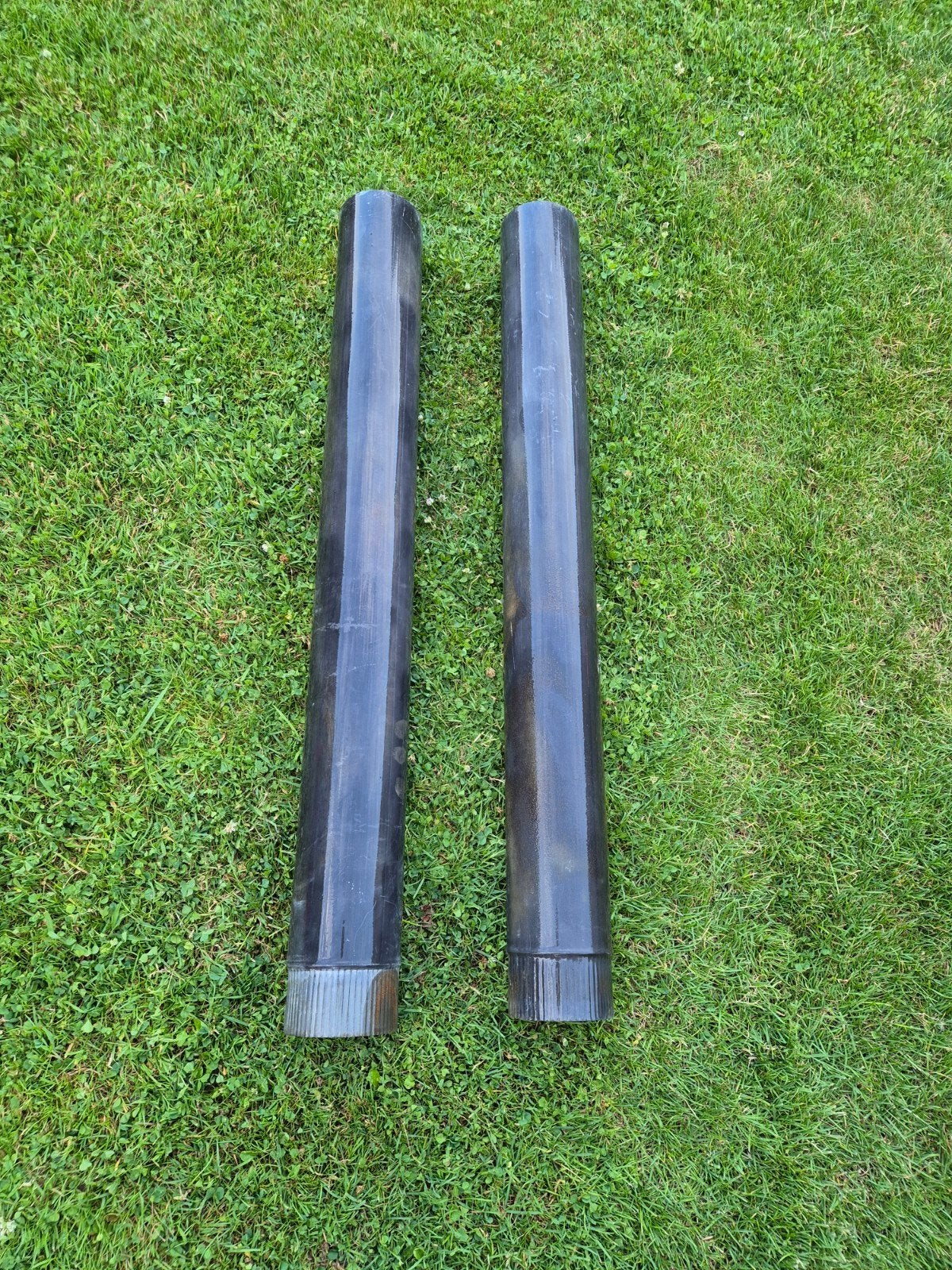 2x Kachelpijp Zwart – 1 meter lang – Ø 110 mm, Huis en Inrichting, Kachels, Ophalen of Verzenden, Hout, Houtkachel