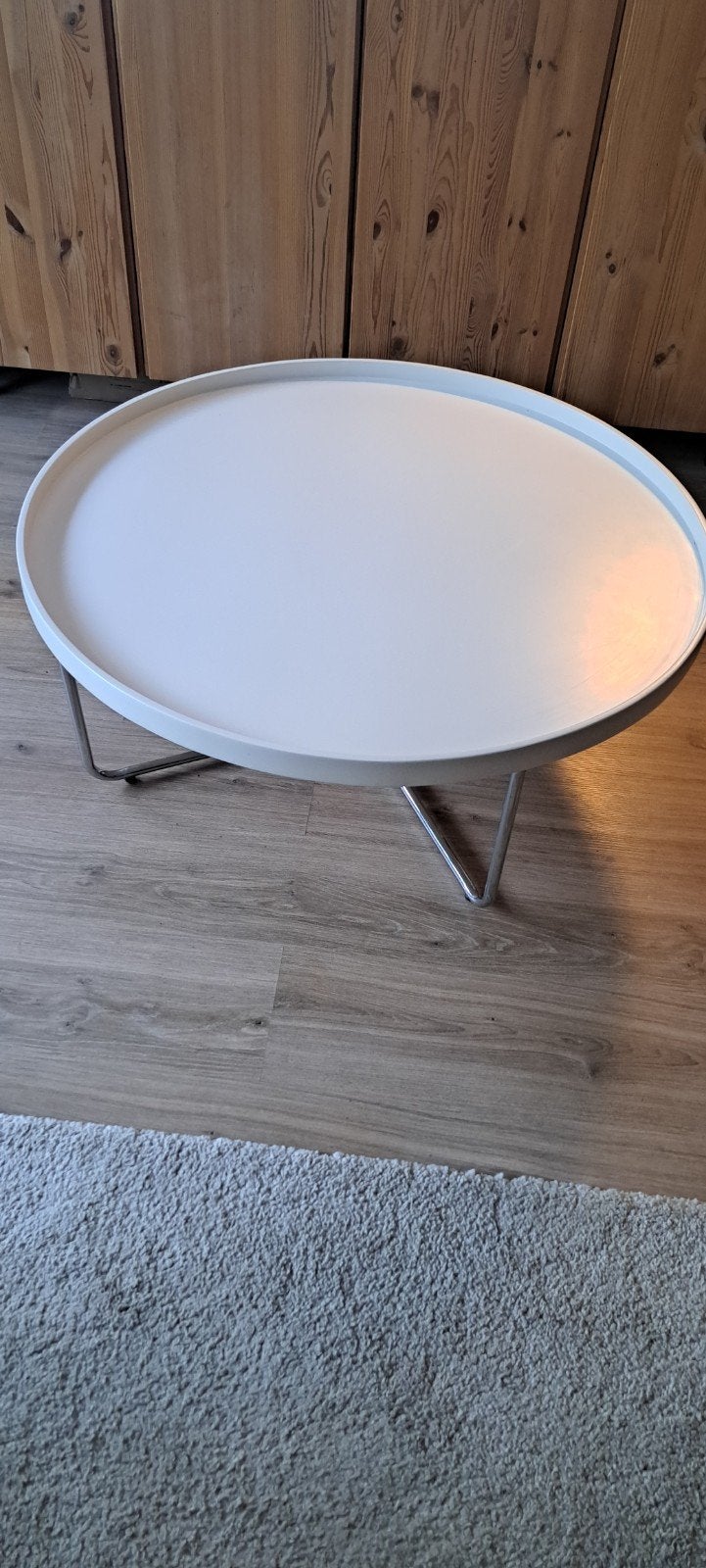 design salontafel jaren 80, Ophalen, Gebruikt, 50 tot 100 cm, Rond