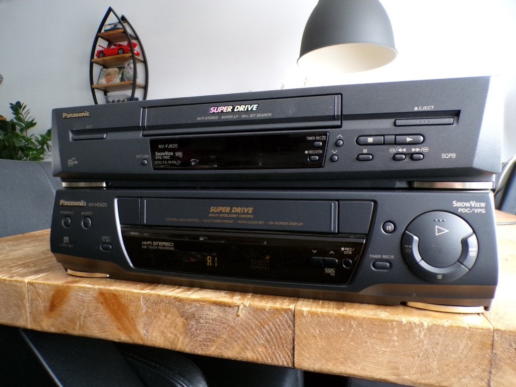 2x Panasonic HiFi stereo VHS Video recorder (LEES TEXT), Audio, Tv en Foto, Videospelers, Ophalen of Verzenden, Gebruikt, VHS-speler of -recorder