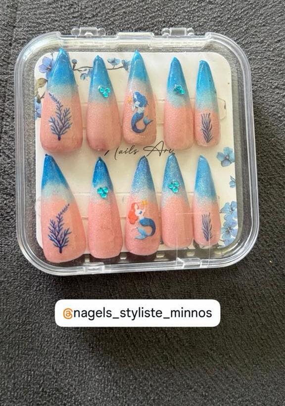 Press on nagel nail art nep nagel, Ophalen of Verzenden, Nieuw, Overige typen