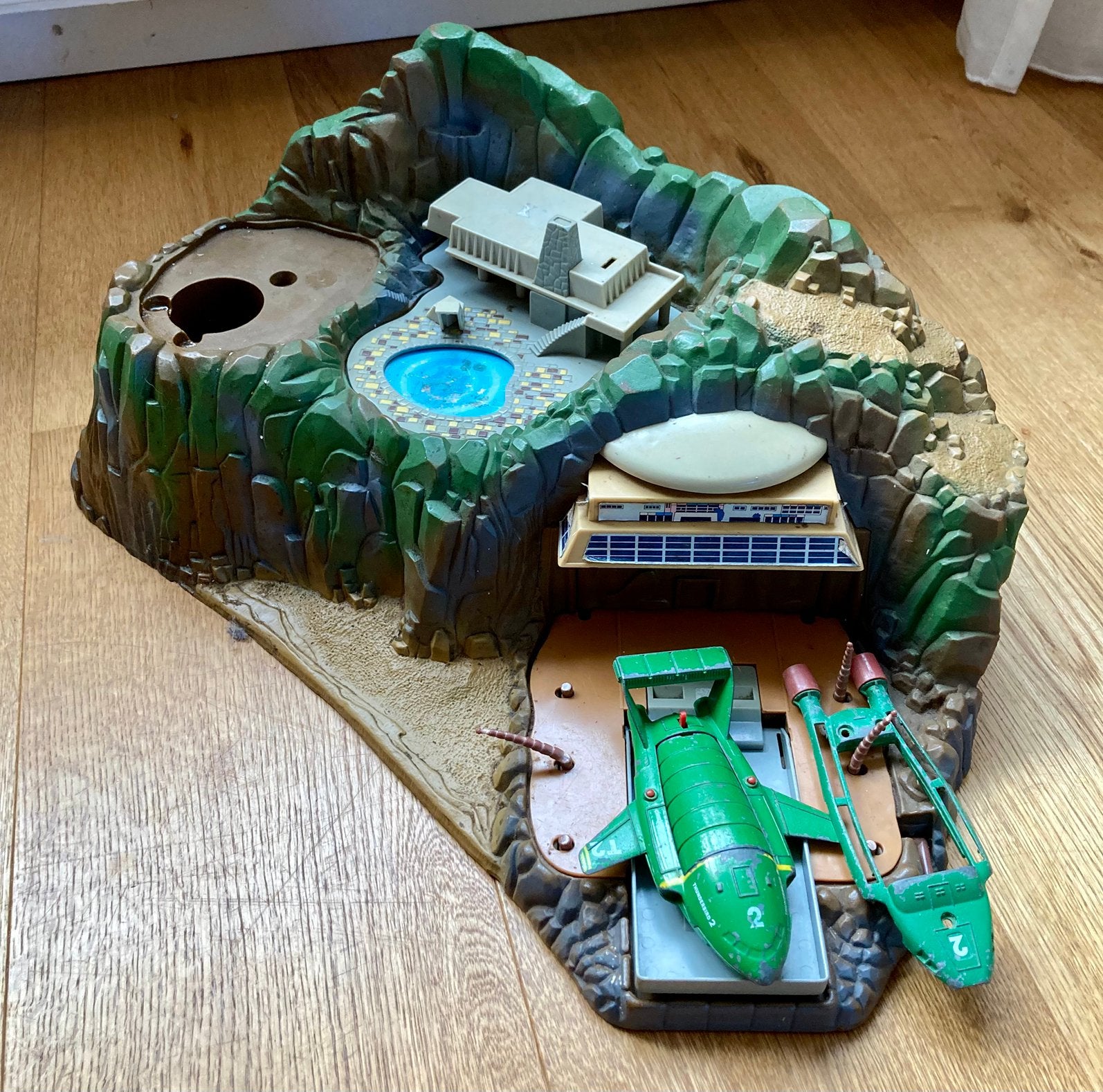 Vintage 1992 Matchbox Thunderbird Tracy Island incompleet, Verzamelen, Ophalen of Verzenden, Gebruikt