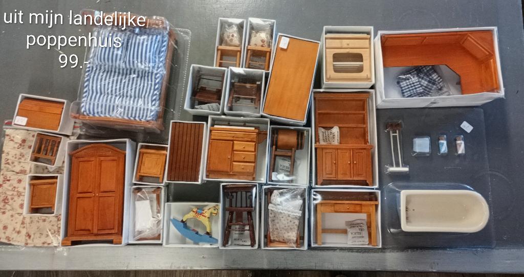 partij poppenhuis meubels, Ophalen of Verzenden, Nieuw, Overige typen