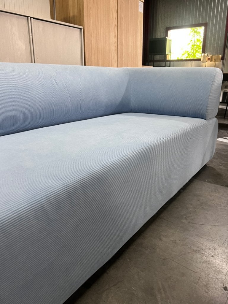 NOGA design Chaise Longue Bank Blauw Rib | Van €1699, nu, NOGA design, NOGA design, NOGA design, Nieuw