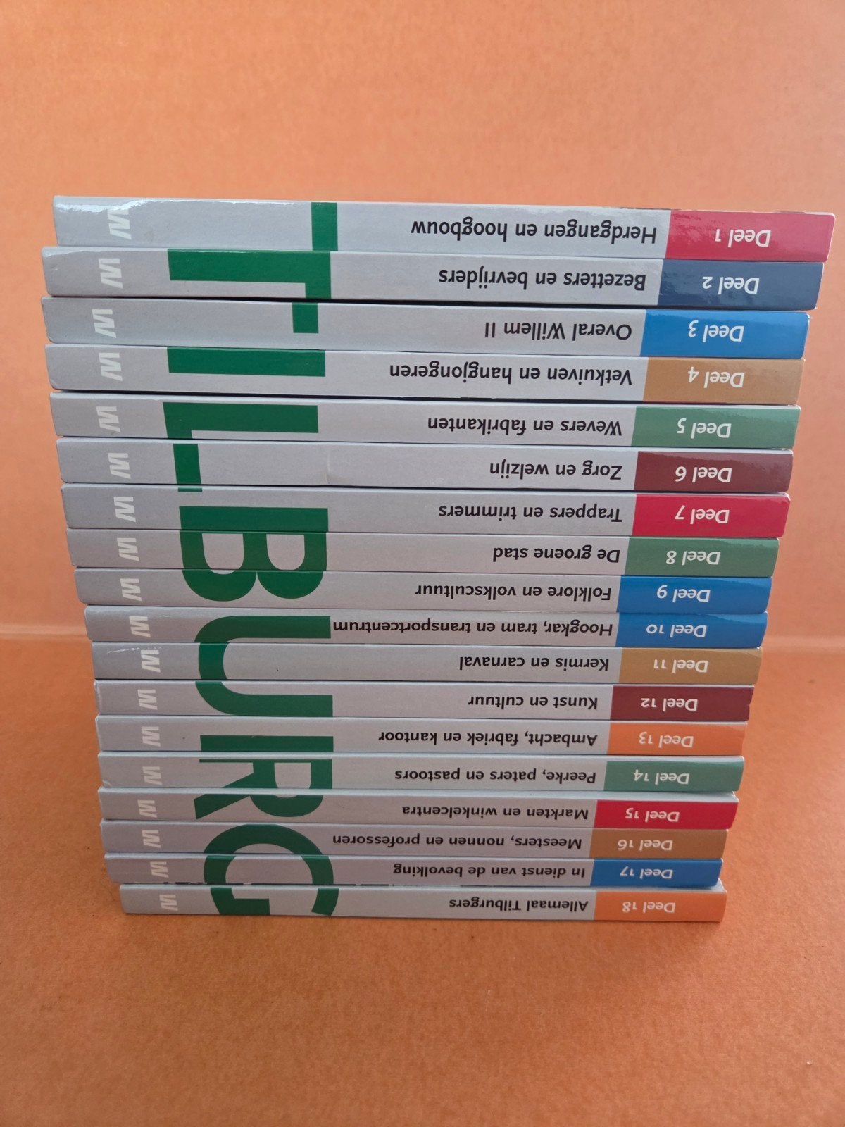 Complete set "Kleine Geschiedenis van Tilburg" (18 delen), Boeken, Ophalen of Verzenden, Nieuw
