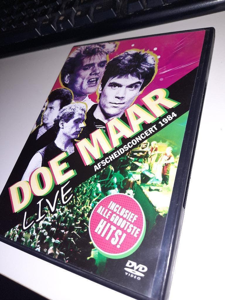 DVD Doe Maar – Live Afscheidsconcert 1984, Alle leeftijden, Ophalen, Zo goed als nieuw