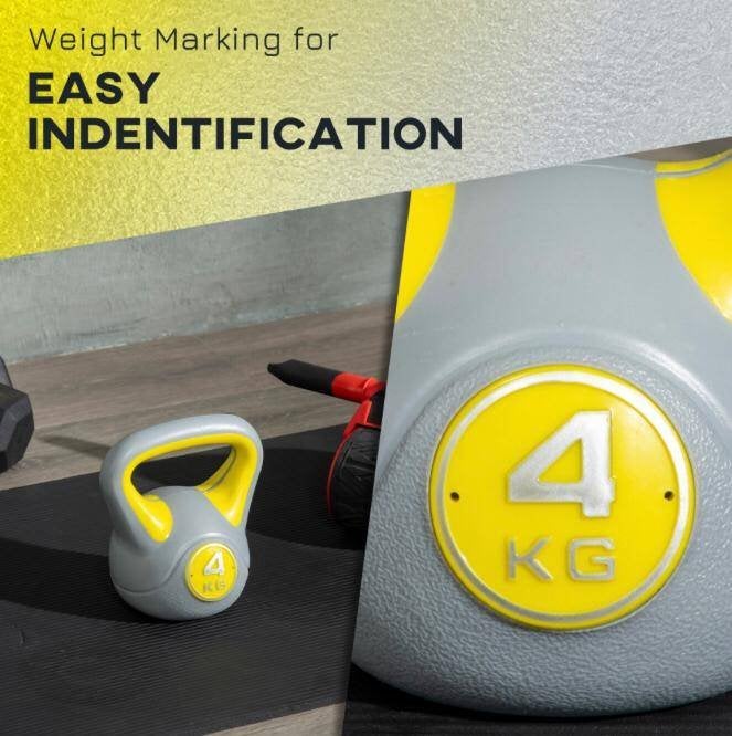 kettlebel 4 kg, Sport en Fitness, Ophalen, Zo goed als nieuw, Kettlebell