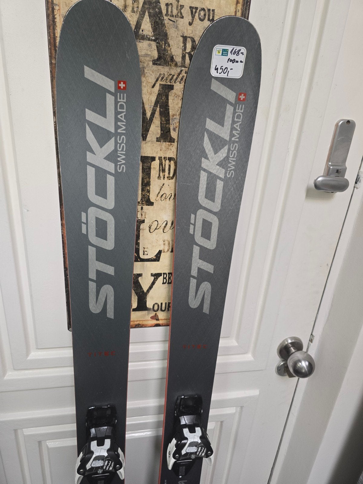 168cm STOCKLI STORMRIDER 100 TOUR FREERIDE VOOR KENNERS, Overige merken, 160 tot 180 cm, Stockli, Ophalen of Verzenden
