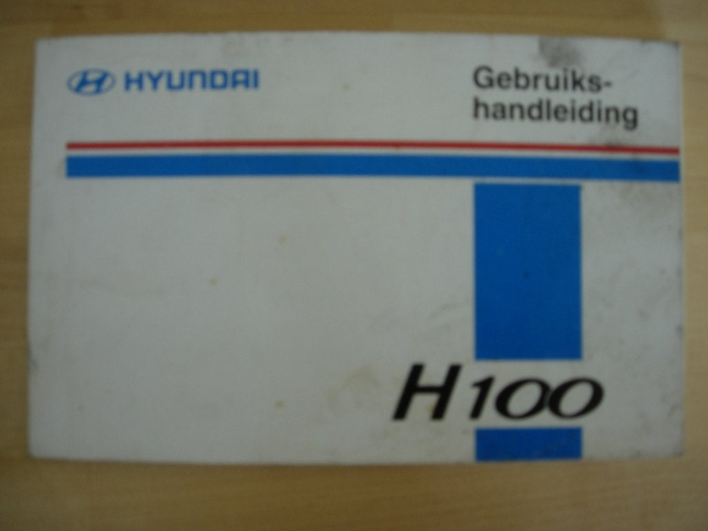 Hyundai H100 Instructieboek 1996 Handleiding, Auto diversen, Handleidingen en Instructieboekjes, Ophalen of Verzenden