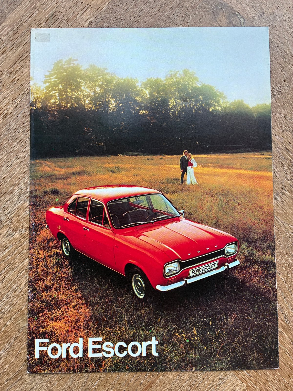 Ford Escort mk1 brochure 8/72, Verzenden, Zo goed als nieuw, Ford