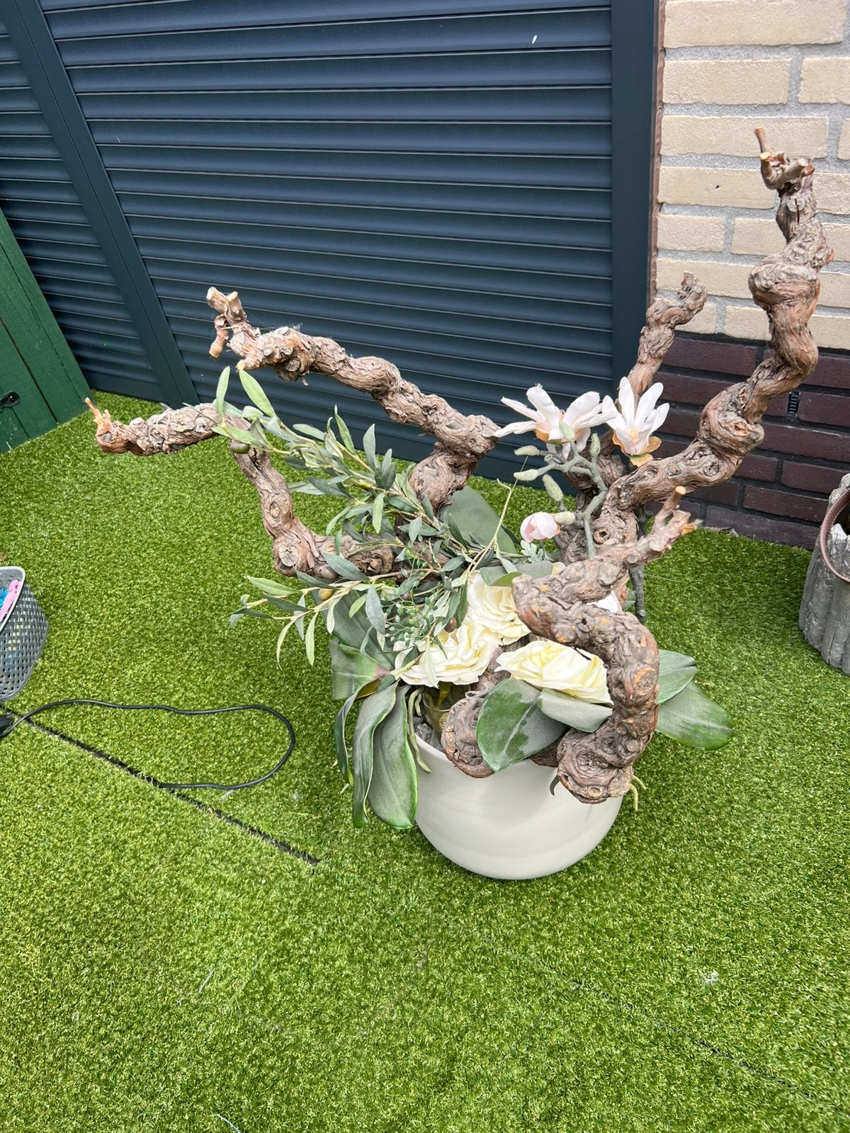 Bloempot zwaar, Ophalen of Verzenden, Zo goed als nieuw