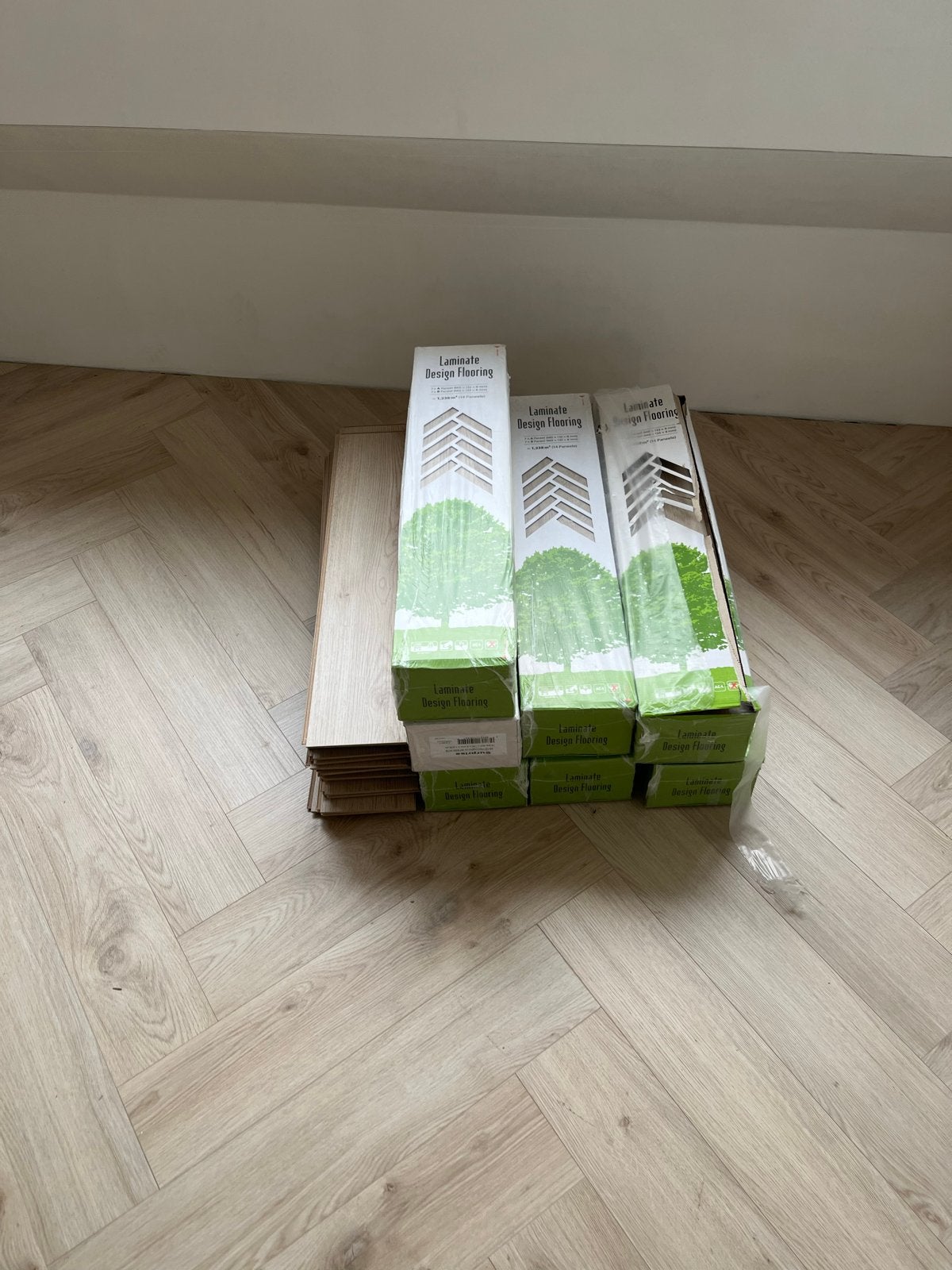 Visgraat Laminaat Surprise Millenium Oak - Nieuw, Ophalen, 50 tot 150 cm, Zo goed als nieuw, 10 m² of meer