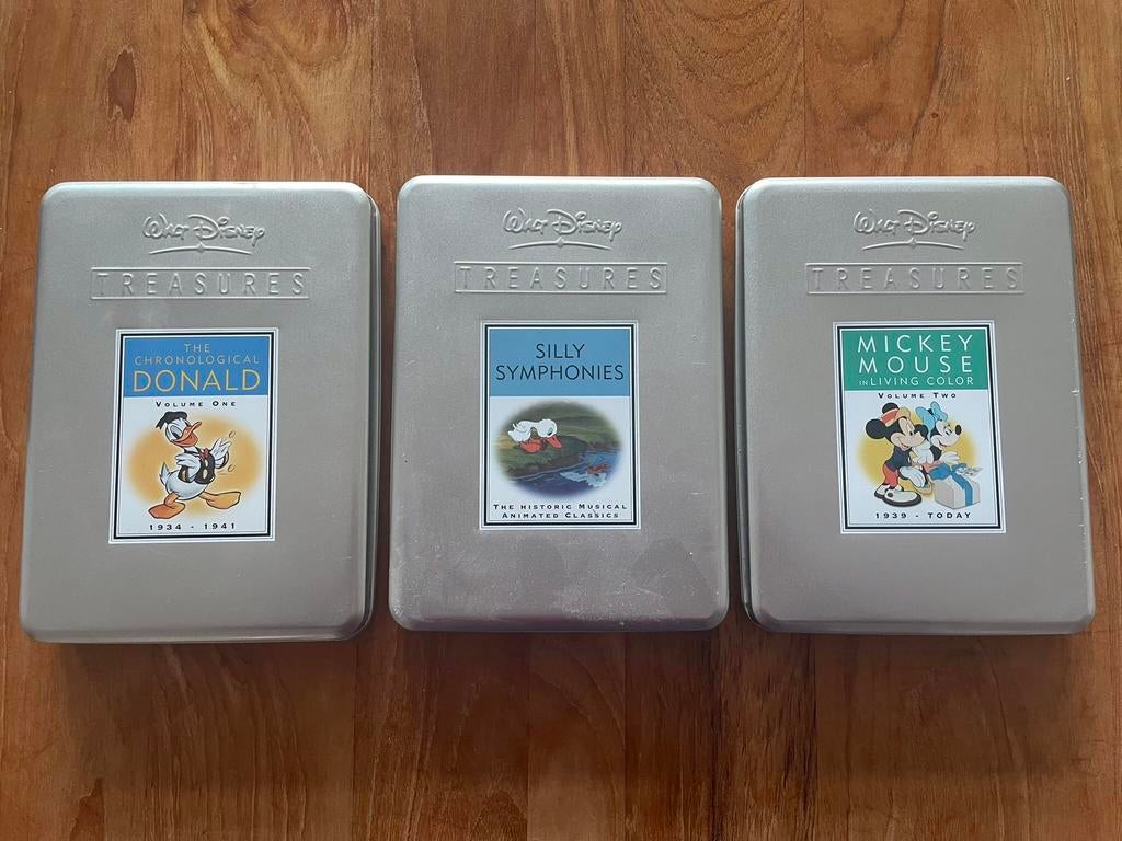 Walt Disney DVD Treasures ,3 boxen (6 dvds ), Cd's en Dvd's, Dvd's | Klassiekers, Overige genres, Ophalen