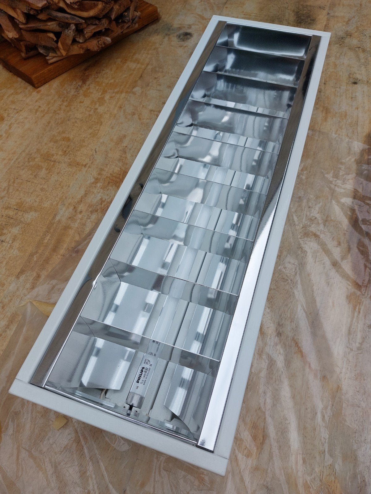 Philips TL5 14W/830 inbouw armatuur, Metaal, Wit, G13 (TL), Philips