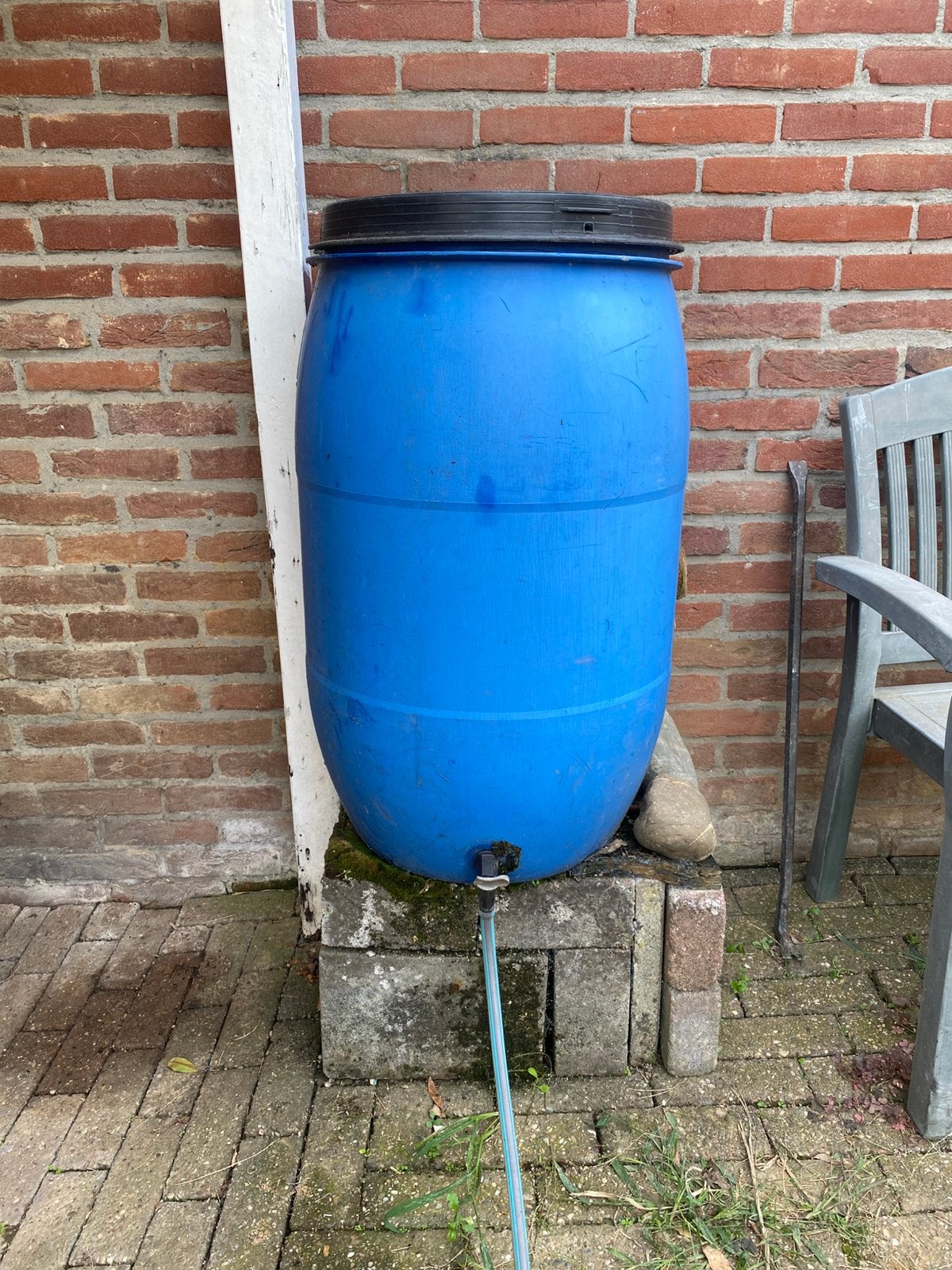 Regenton gratis, Tuin en Terras, 150 liter of meer, Ophalen, Zo goed als nieuw