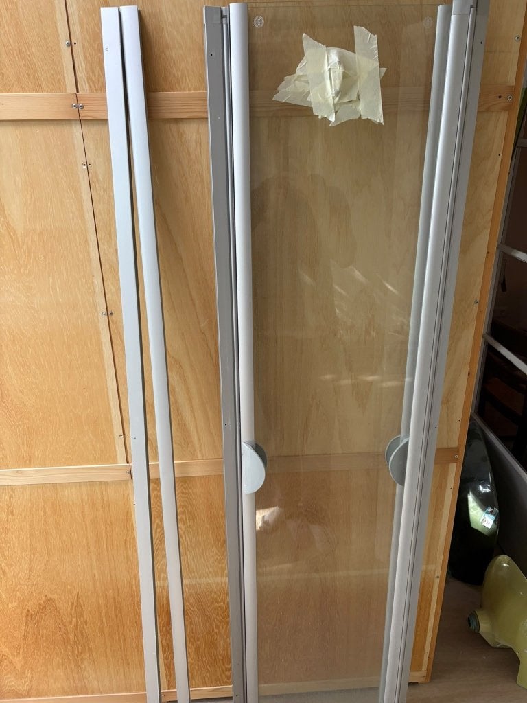 douche deuren, Ophalen, Gebruikt, Glas, Douche