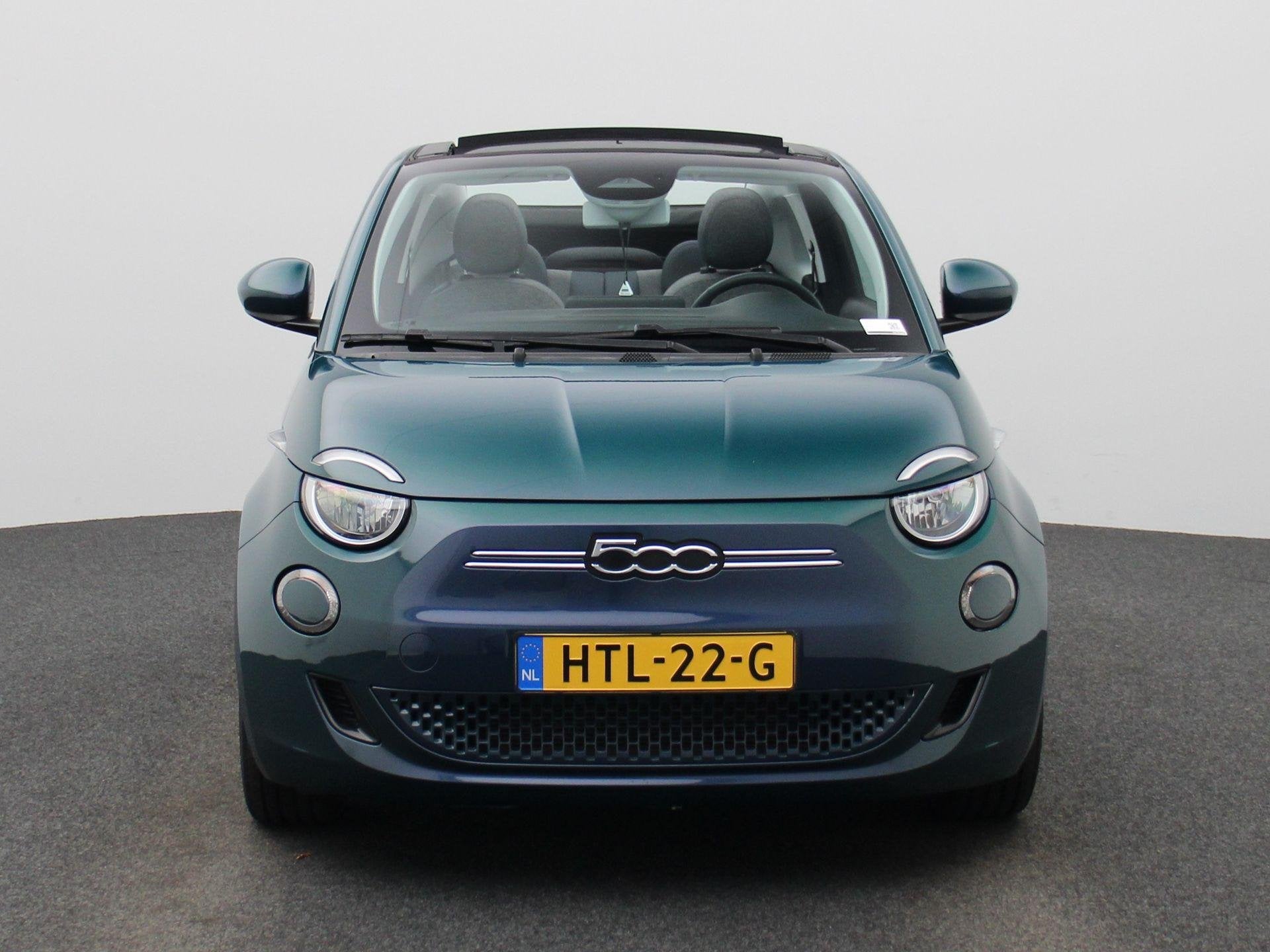 Fiat 500e C 500e 42 kWh Icon | SOH 94.5% | ACHTERUITRIJCAMER, Auto's, Stof, Gebruikt, 4 stoelen, Lane Keeping Assist