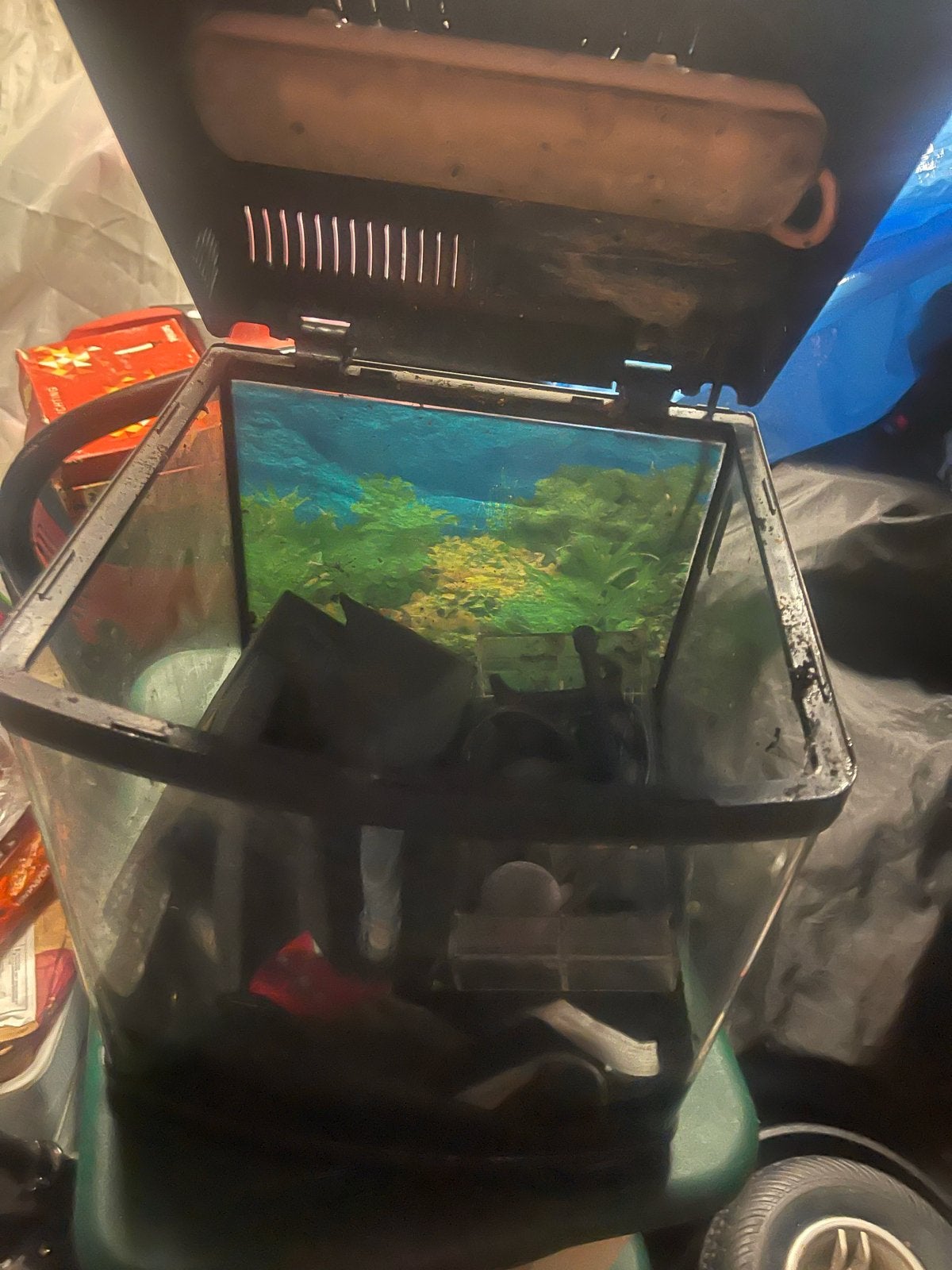 Superfish Aquarium model aqua 40, Overige merken, Zo goed als nieuw, Leeg aquarium, Inclusief toebehoren