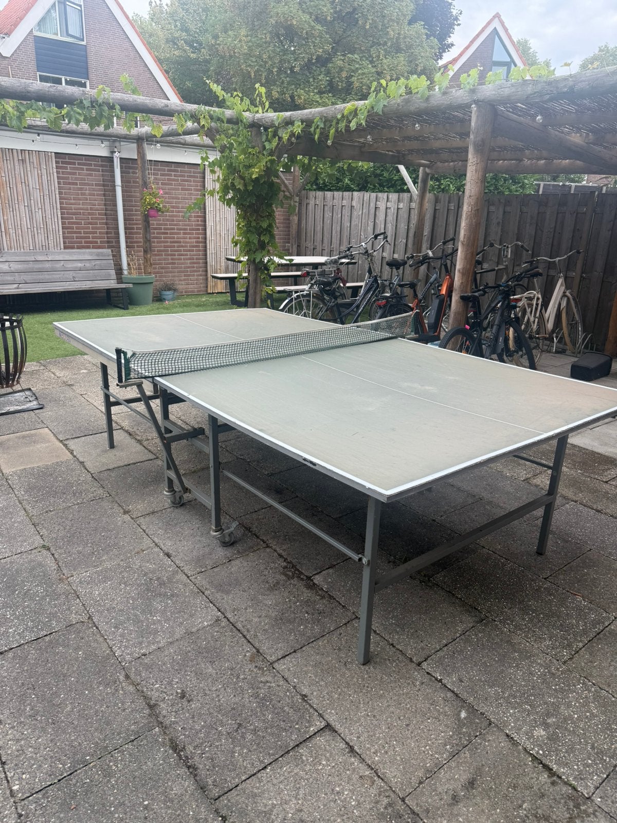 Tafeltennistafel gratis, Sport en Fitness, Ophalen, Gebruikt, Tafel Indoor