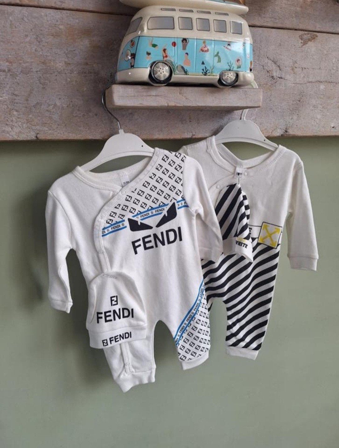 Baby kleding FENDI & OFF WHITE boxpakje, Ophalen of Verzenden