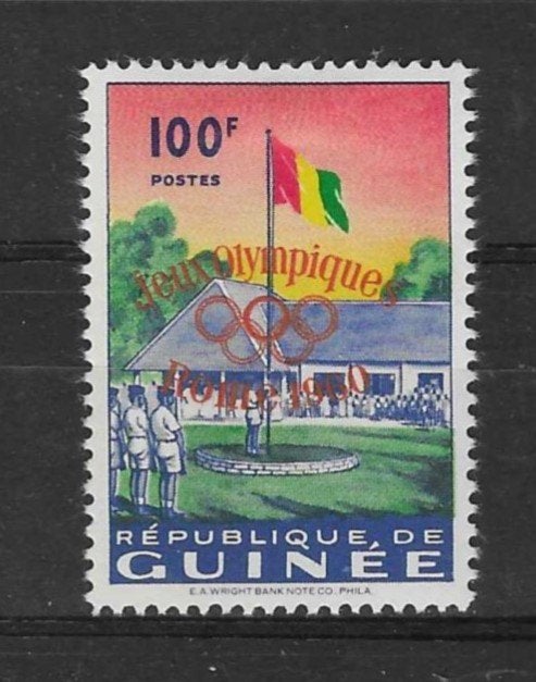 Guinee Michel 50 ongebruikt, Ophalen of Verzenden, Guinee