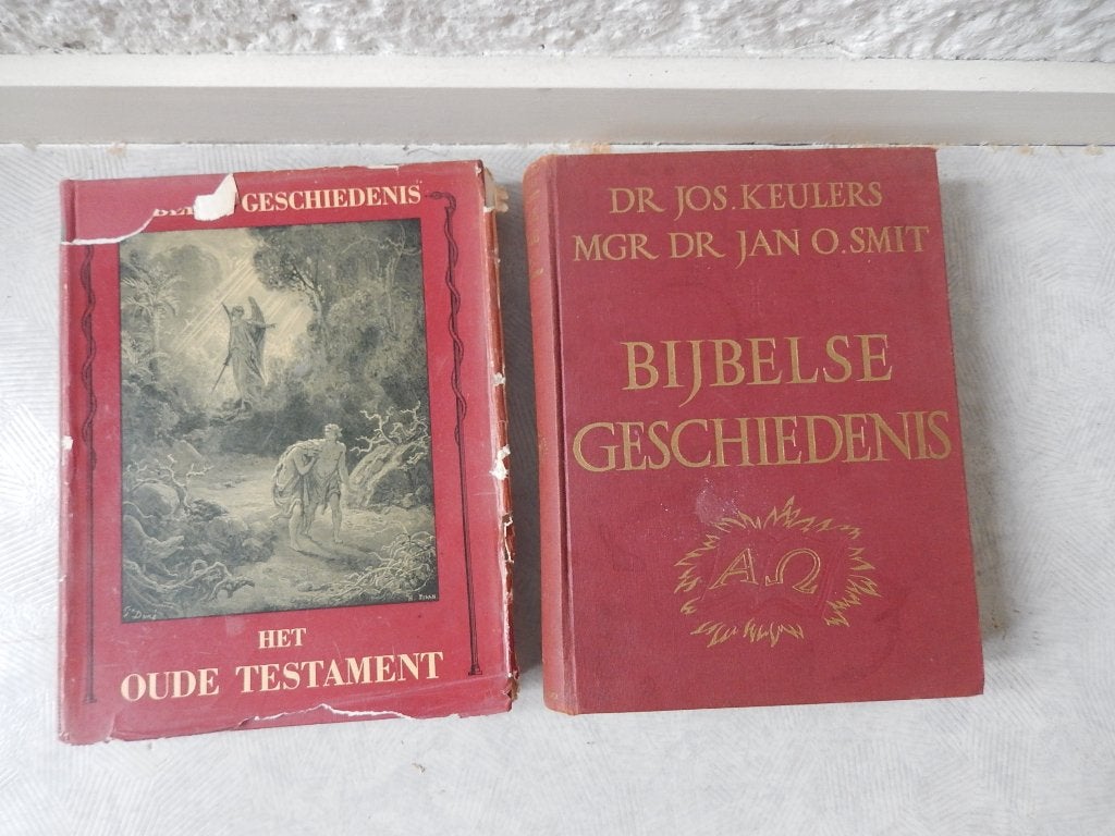 Bijbelse Geschiedenis Oude Testament en vervolg 1950 1955, Ophalen of Verzenden, Wolffenbuttel-v Rooyen Dr Keulers Dr Smit