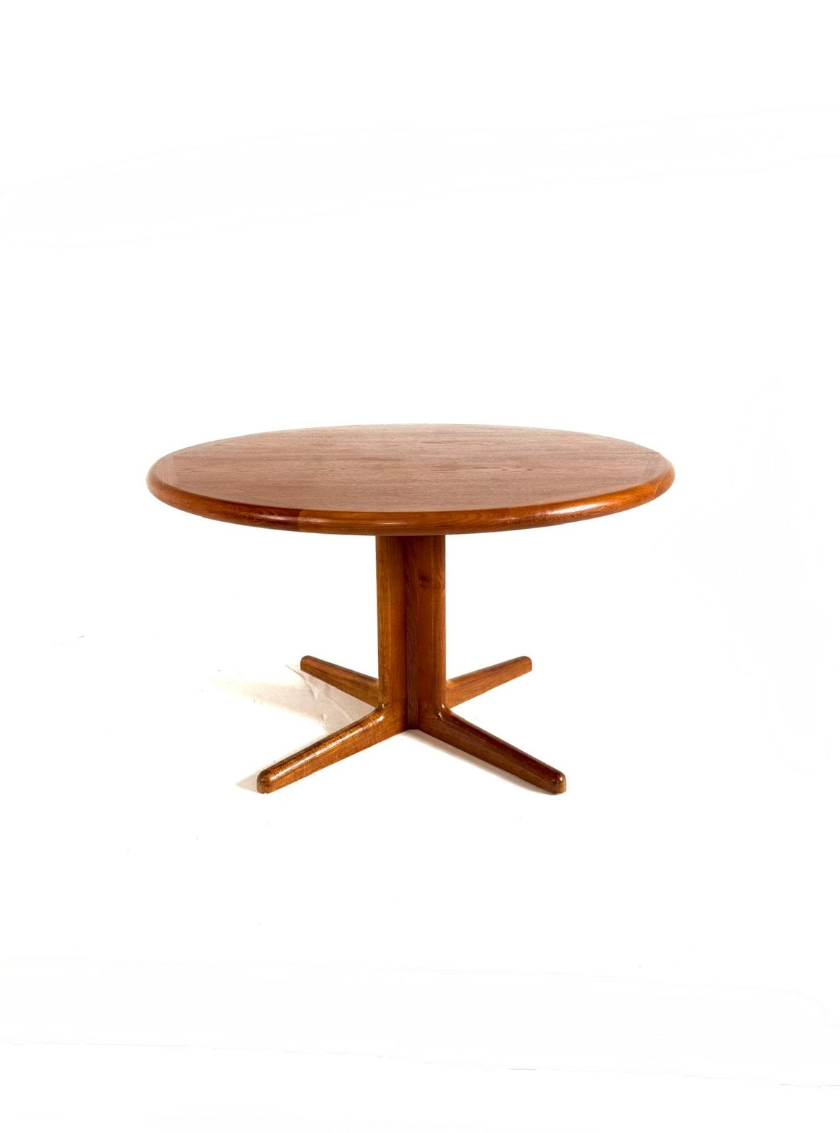 Vintage XL verlengbare Deens eeetafel, Korup Stølefabrik ‘60, Vintage retro buisframe design rotan webbing papercord deens, Korup Stølefabrik