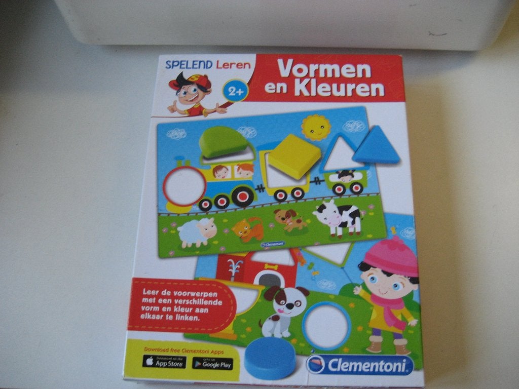 Clementoni vormen en kleurenspel vanaf 2 jaar, Ophalen of Verzenden, Zo goed als nieuw