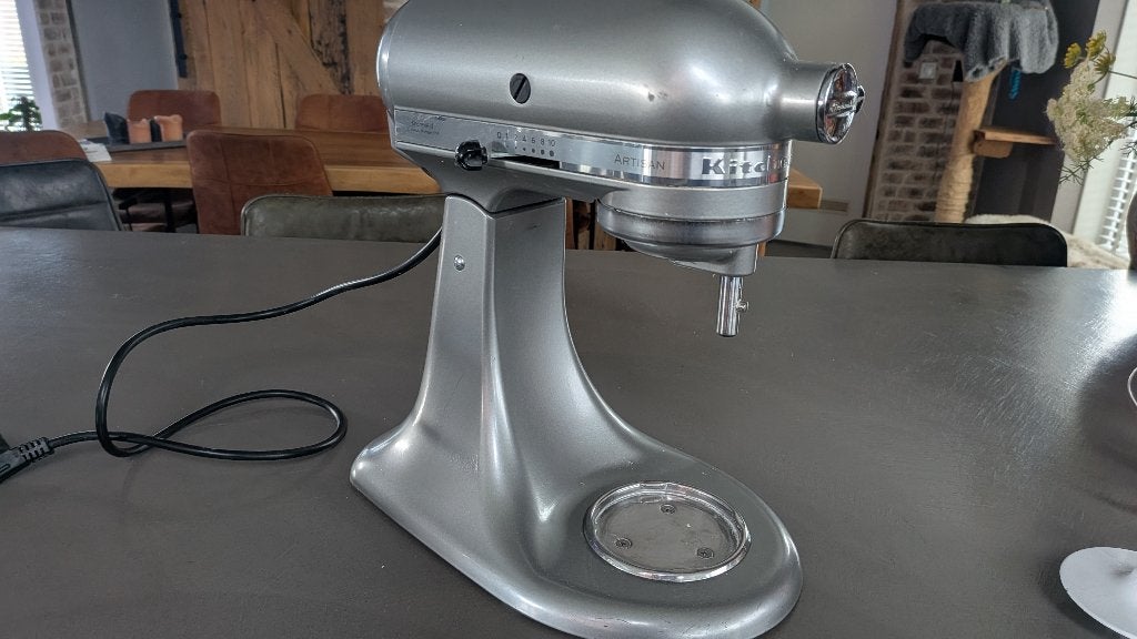 KitchenAid Artisan Mixer 4.3L RVS Bak, 4 liter of meer, Ophalen of Verzenden, Gebruikt, 3 snelheden of meer
