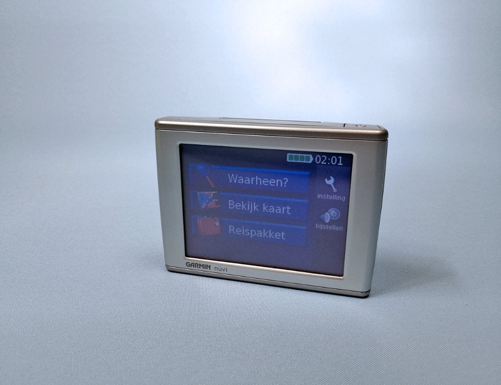 Garmin Nüvi 350 Navigatie, Ophalen, Gebruikt