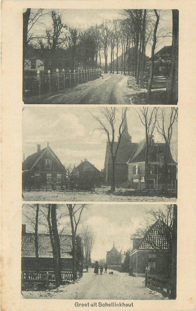 702-044-017 Schellinkhout, Verzenden, Voor 1920, Noord-Holland