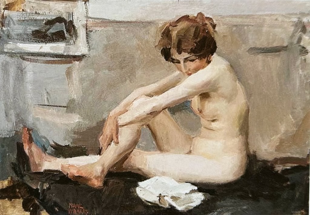 00478 ISAAC ISRAËLS ~  vrouwelijk naaktmodel, Verzenden, 1980 tot heden, Ongelopen, Overige thema's