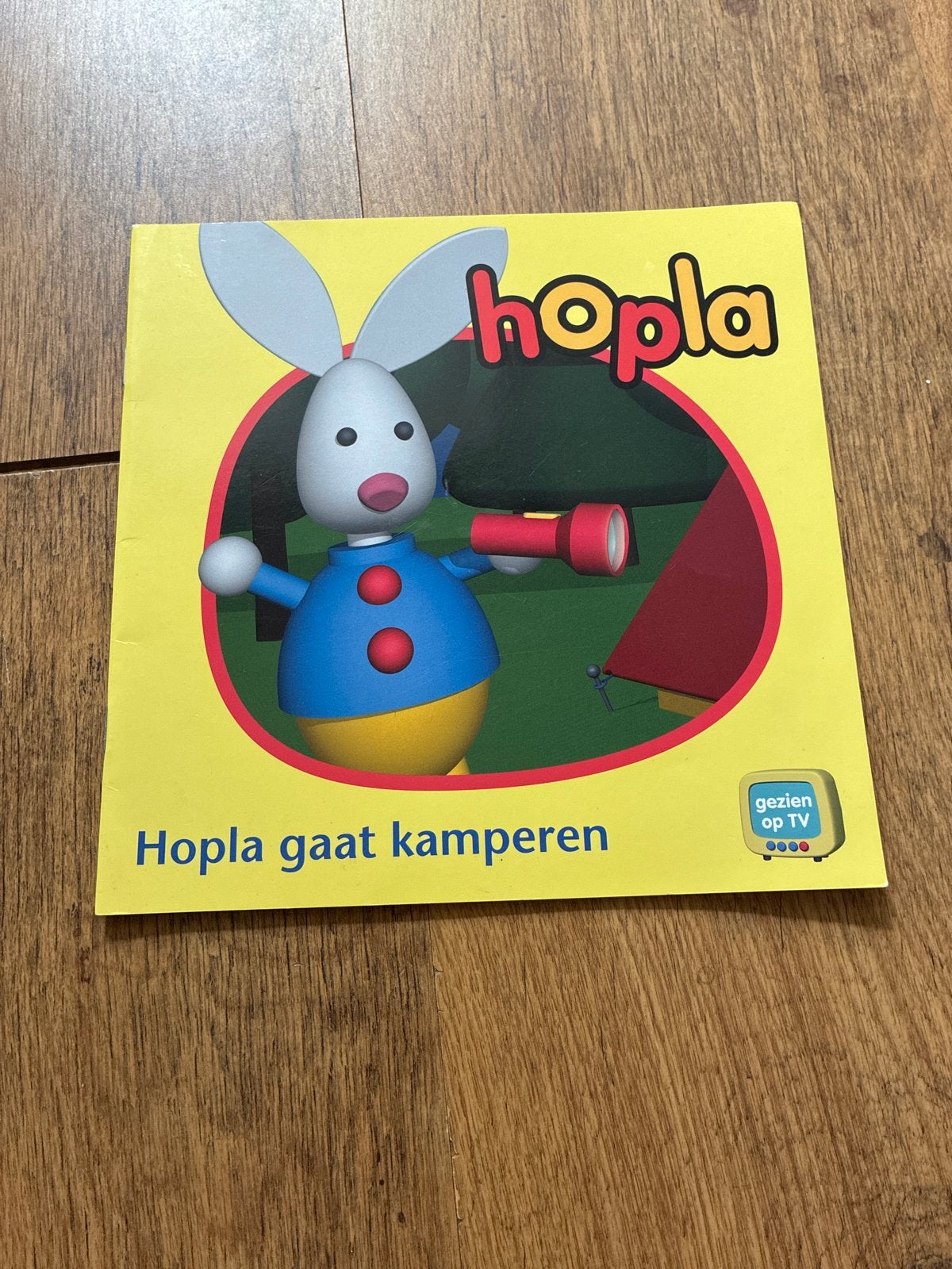 Hopla gaat kamperen - Leuk kinderboekje, Ophalen, Fictie algemeen, Jongen of Meisje, Zo goed als nieuw
