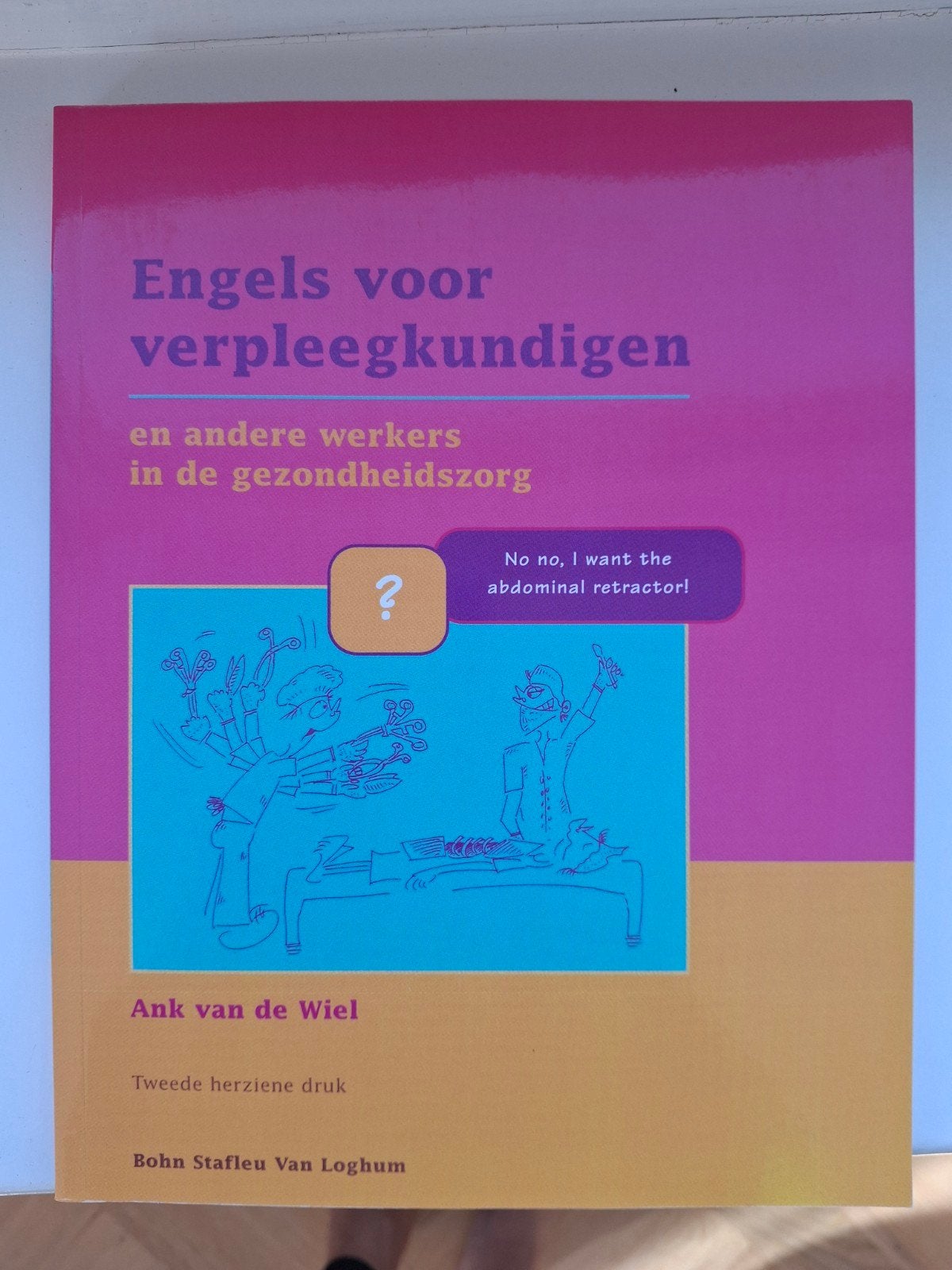 Engels voor verpleegkundigen(voor HBO-V opleiding), Ank van de Wiel, Zo goed als nieuw, Gamma, HBO