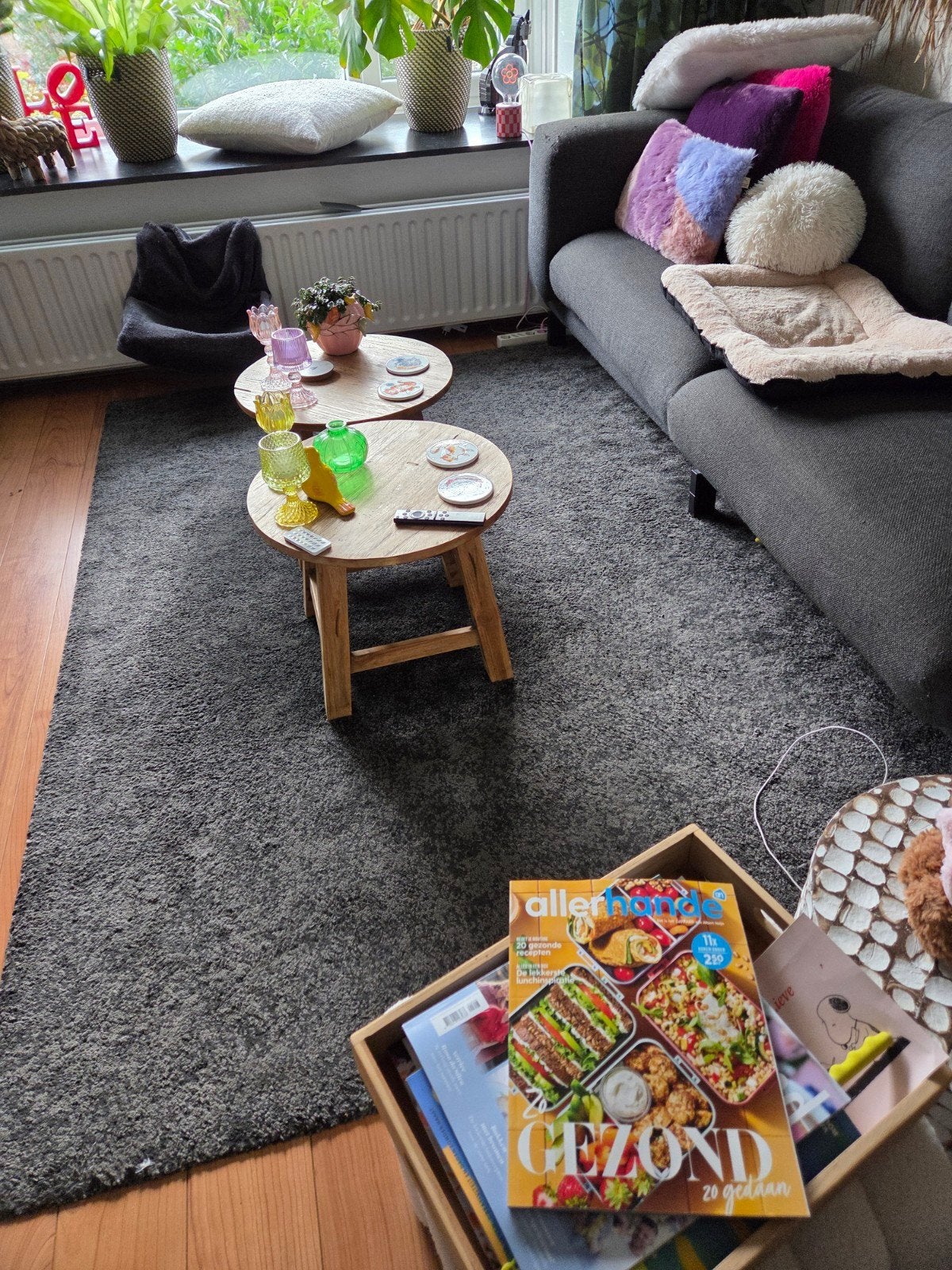 Ikea Zacht zwart vloerkleed - Zo goed als nieuw, Ophalen, Modern, Comfortabel, 150 tot 200 cm, 200 cm of meer